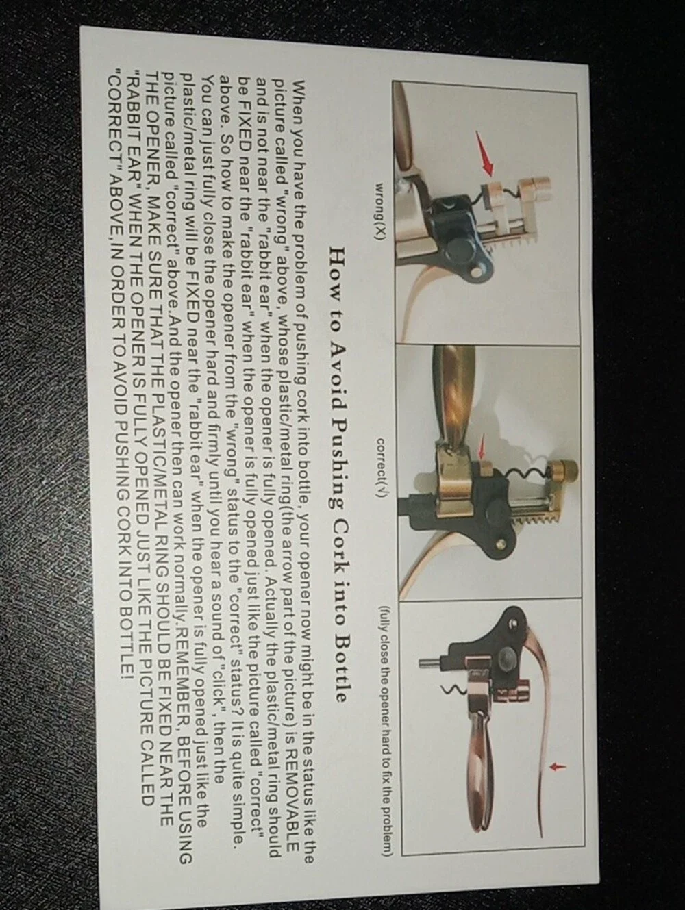 HQY Lever Wine Opener Corkscrew Set with Foil Cutter Replacement Spiral NIB